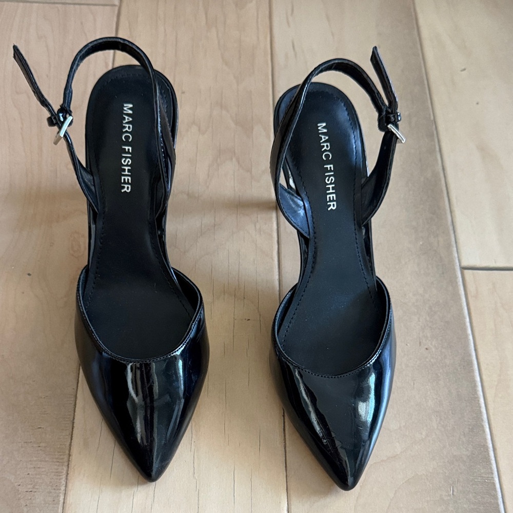 Marc Fisher Black Patent Heels